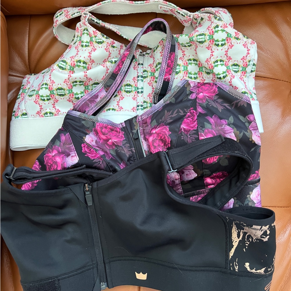 Lot of 3 Shefit Sports Bras Size 1Luxe